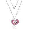 Peanuts Snoopy Heart Flowers Valentine's Day Pendant - 4 of 4