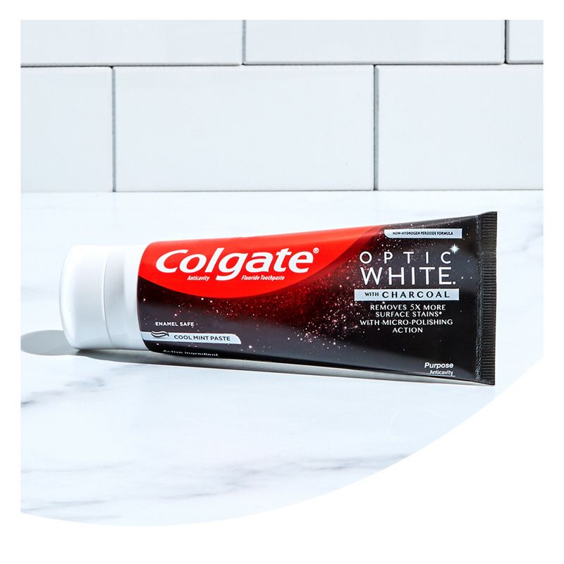 Colgate Optic White with Charcoal - 4.2oz, 3 of 11