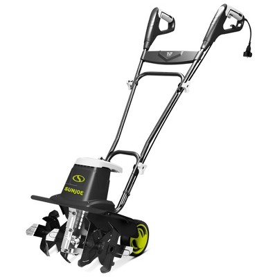 Restored Sun Joe 24V-TLR-LTE 24V Cordless Garden Tiller + Cultivator Kit – Battery Included