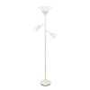 3-Light Floor Lamp with Scalloped Glass Shade - Elegant Designs - 4 of 4