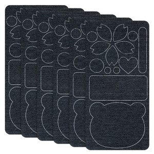 Unique Bargains Durable Waterproof Self-Adhesive Lightweight Repair Patches 6 Pcs - 1 of 4