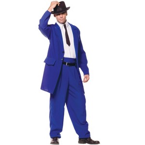 Underwraps Zoot Suit Men's Costume (Blue) - 1 of 1