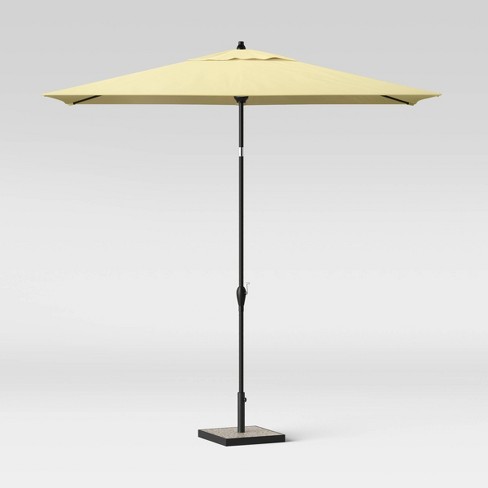 6 5 X10 Rectangular Patio Umbrella Sunshine Black Pole Threshold Target - 13 Ft Rectangular Patio Umbrella