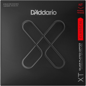 D'Addario XT Silver-Plated Copper Dynacore Classical Guitar Strings, Normal Tension, Light 24-44w - 1 of 2