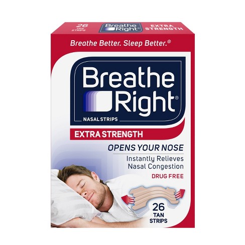 Breathe Right Extra Strength Drug-Free Clear Nasal Strips - image 1 of 3