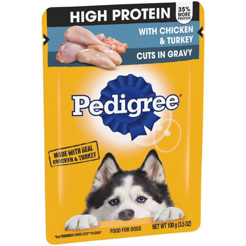 Pedigree Pouch High Protein Wet Dog Food - 3.5oz
, 4 of 5