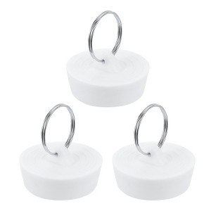 Unique Bargains Bathroom Kitchen Laundry Rubber Hanging Ring Sink Bathtub Drain Stoppers - 1 of 4