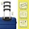 Luupatchy Luggage Sets 3 Piece PC ABS Hardside Lightweight Suitcase with 4 Universal Wheels TSA Lock Cary On 20 24 28 Inch - 4 of 4