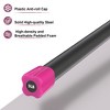 Signature Fitness Total Body Workout Weighted Bar with Solid Steel Core and Padded Foam Surface, Color Coded, 48 Inch Weighted Exercise Bar, 5 Pounds - 3 of 4