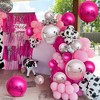 KatchOn, Hot Pink and Silver Balloons - 22 Inch, Pack of 14 | Metallic Hot Pink Foil Balloons, Galentines Day Decorations - 2 of 4
