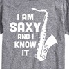 Men's - Instant Message - Saxy And I Know It Short Sleeve Graphic T-Shirt - 2 of 4
