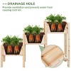 Yaheetech 3-tier Elevated Raised Garden Bed for Vegetable/Flower/Herbs, Wood - 4 of 4
