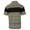 Gioberti Mens Multiple Stripe Polo Shirt With Pocket - Short Sleeve Yarn Dye - 2 of 2