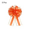 Unique Bargains Christmas Wedding Car Basket Gift Wrapping Big Pull Bow 5 Pcs - 3 of 4