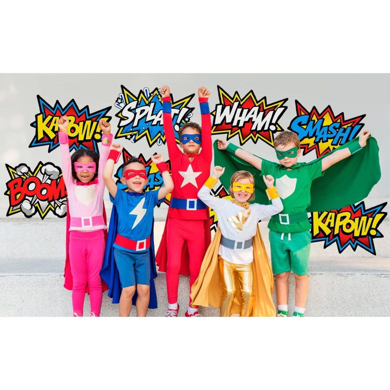 Bigtime Signs 12"x16" Super Heros Word Cutouts 12 pieces, 3 of 5