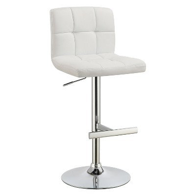 Set of 2 Private Reserves Adjustable Barstool White