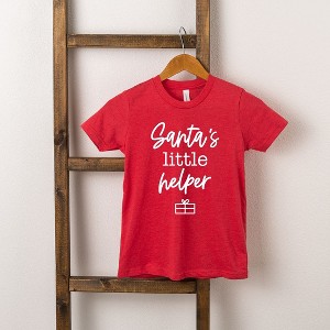 The Juniper Shop Santa's Little Helper Toddler Short Sleeve Tee - 1 of 2