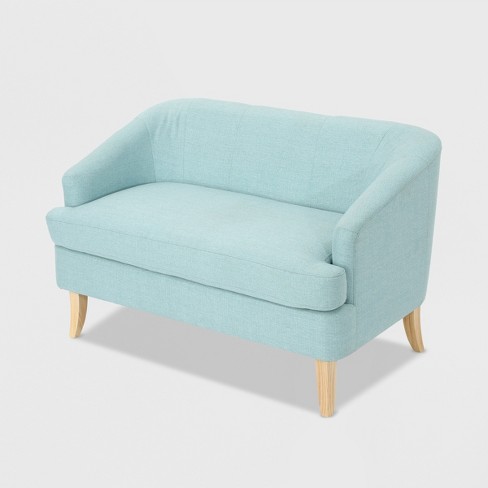 Light blue deals loveseat