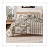 Great Bay Home Rustic Lodge All-Season Reversible Quilt Set With Shams - 4 of 4
