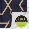 Briarwood Lane Everyday Hand Towel 26x18 Blue Geometric Hand Towel - 3 of 3