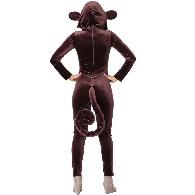 HalloweenCostumes.com Jumpsuit Monkey Around Costume for Women, 2 of 5