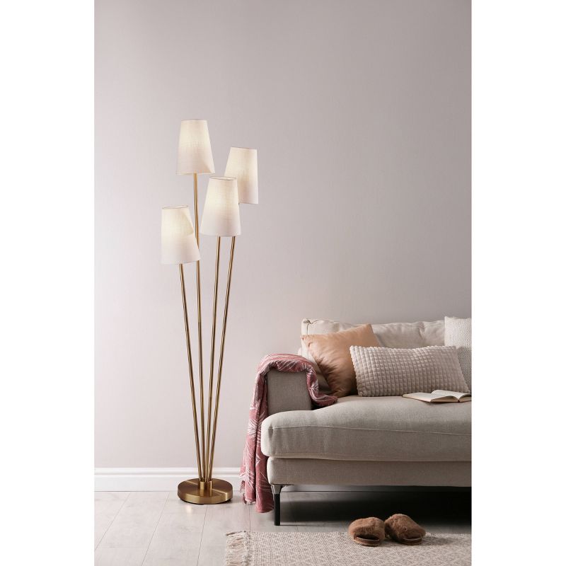Wentworth Floor Lamp Natural - Adesso, 3 of 6