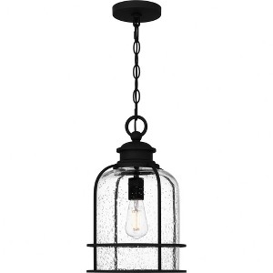 Quoizel Lighting Bowles 1 - Light Pendant in  Earth Black - 1 of 1