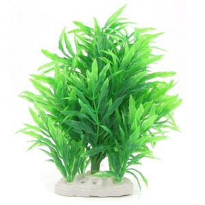 Unique Bargains Artificial  Plant Decoration for Fish Tank Green - 1 of 3