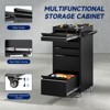 Mlezan 5-Drawer Tool Cabinet: Rolling on Wheels, Locking Keys, Heavy-Duty Metal Storage for Garage, Warehouse, or Workshop. Durable and Mobile. - 4 of 4