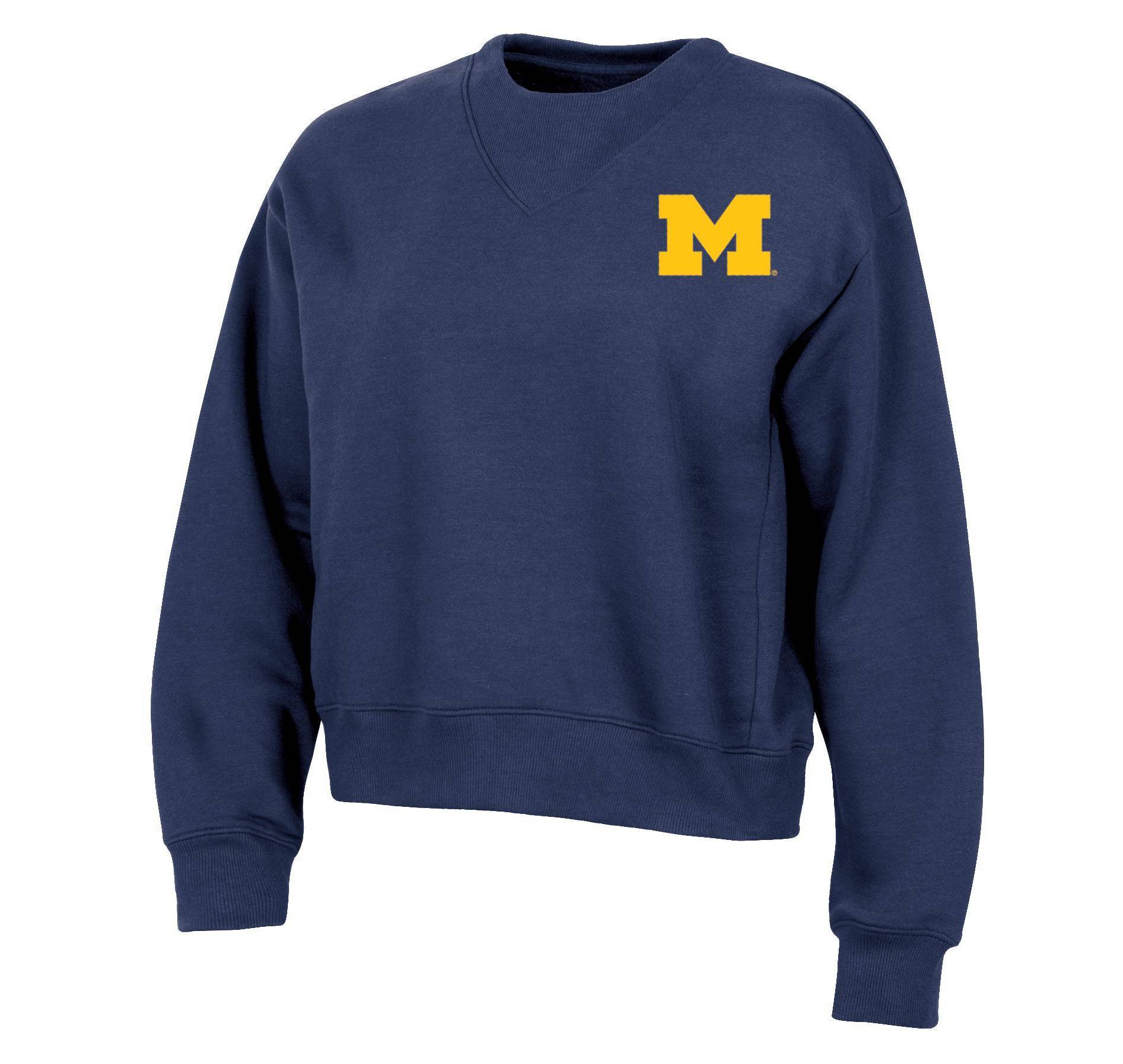 NCAA Michigan Wolverines Women's Fashion Fleece Sweatshirt