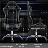 Bosmiller Gaming Chair with Massage Lumbar Support Ergonomic Video Game Chair, Adjustable Headrest & Footrest - 3 of 4