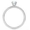 Pompeii3 1/2Ct Round Cut Diamond Engagement Ring in White Yellow or Rose Gold - 3 of 4