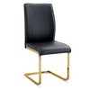 PAGED Simple Dining Chairs,PU Armless Chairs with Metal Legs for Home,Kitchen,Living Room,Restaurant - 4 of 4