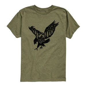 Boys' - Instant Message - Nature Eagle Short Sleeve Graphic T-Shirt - 1 of 4
