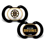 Baby Fanatic Officially Licensed Unisex Pacifier 2-Pack - NHL Boston Bruins