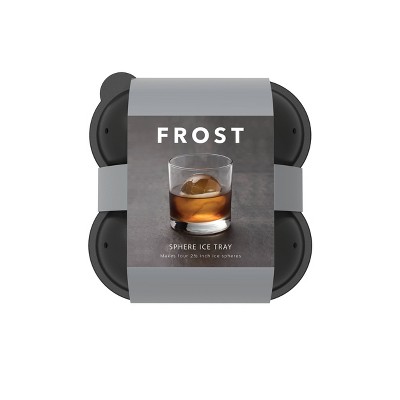 FROST Silicone Round Ice Cube Tray Gray
