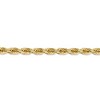 Black Bow Jewelry 5.5mm, 14k Yellow Gold, Diamond Cut Solid Rope Chain Bracelet - 2 of 4