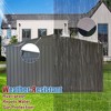 CAVINAS Storage Shed with Lockable Door Weatherproof Galvanized Steel Garden Shed for Backyard, Lawn - 4 of 4