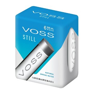 VOSS Water Still 500 mL / 16.9 oz PET 6 Pack - 1 of 4