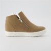 CUSHIONAIRE Hart Womens Casual Shoes with Dual Zippers- Lightweight Hidden Wedge Fashion Sneakers for Women - 3 of 4