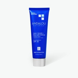Andalou Naturals Deep Hydration, Daily Shade + Blue Light Defense Facial Lotion, SPF 30, 2.7 fl oz (80 ml) - 1 of 3