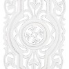 Wood Floral Handmade Intricately Carved Arabesque Wall Decor Set of 2 White - Olivia & May: Coastal Cottage-Style, Vertical Orientation - 4 of 4