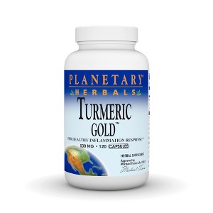 Turmeric Gold 500 mg by Planetary Herbals  -  120 Capsule - 1 of 3