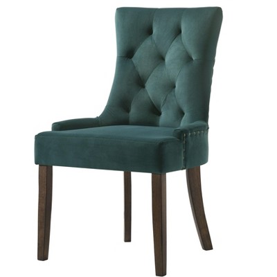 Sapphtopaz Modern Simple Wooden Dining Chairs Set of 2, Salvaged Oak Finish Kitchen Chairs with Diamond Back for Dining Room, Kitchen