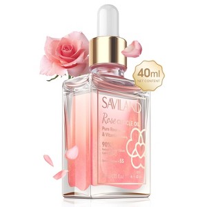 SAVILAND Vitamin E & Rosehip Nail Growth Oil, Ultra Nourishing Plant-based Cuticle Oil Strengthener - 40ml - 1 of 4