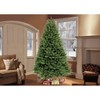 Puleo 7.5ft Unlit Artificial Christmas Tree Full Davenport Fir: Hinged Branches, Indoor Use, Includes Stand - 2 of 3