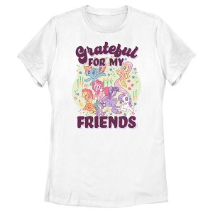 Women's My Little Pony: Friendship is Magic Grateful for my Friends T-Shirt - 1 of 4