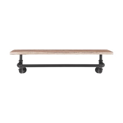 wall shelf with towel bar target