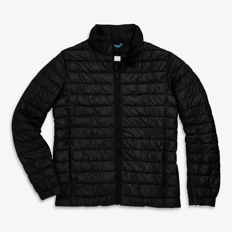 Primary Adult Puffer Jacket (Unisex Fit) in Black Size X Small