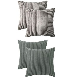 REGALWOVEN 4 Pcs Modern Couch Sofa Home Pillow Covers 18" x 18" - 1 of 4
